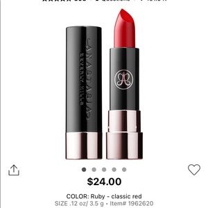New Anastasia Beverly Hills matte lipstick